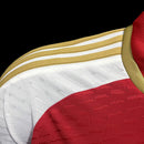 23/24 Versão Jogador Arsenal - Red Gold Shield