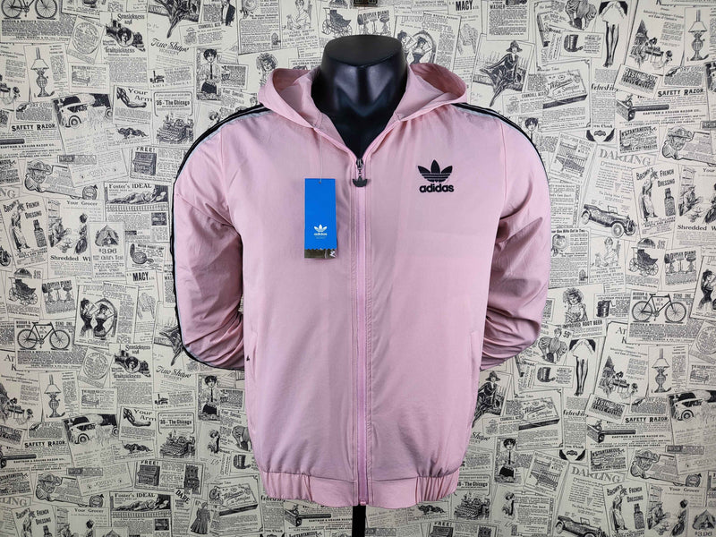 CORTA VENTO  adidas trevo rosa