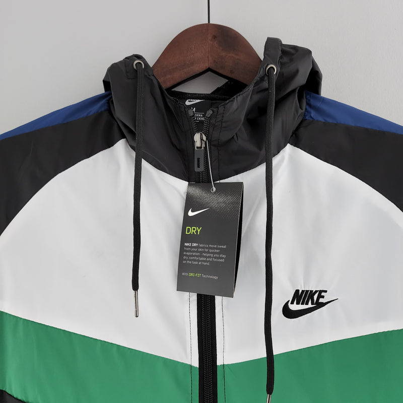 Corta vento Preto & Branco Verde